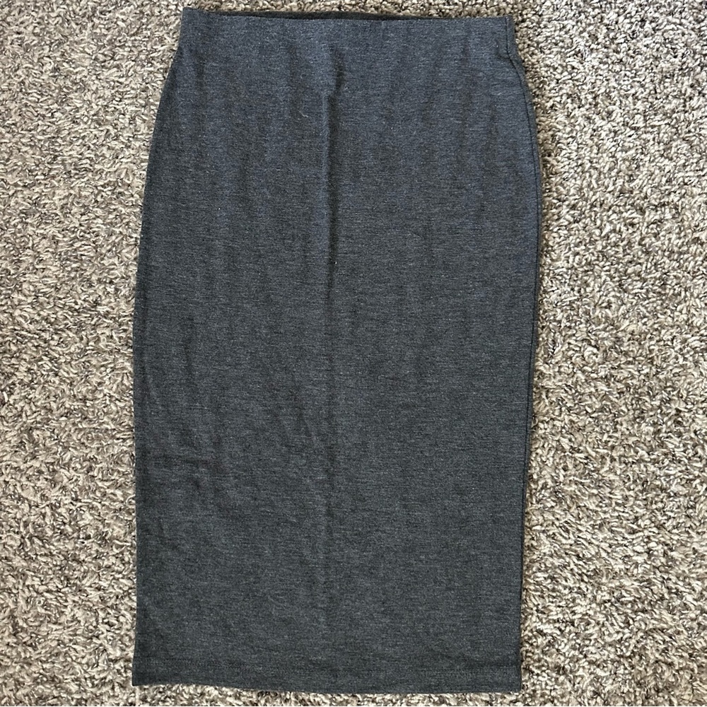 Forever 21 Grey Pencil Skirt